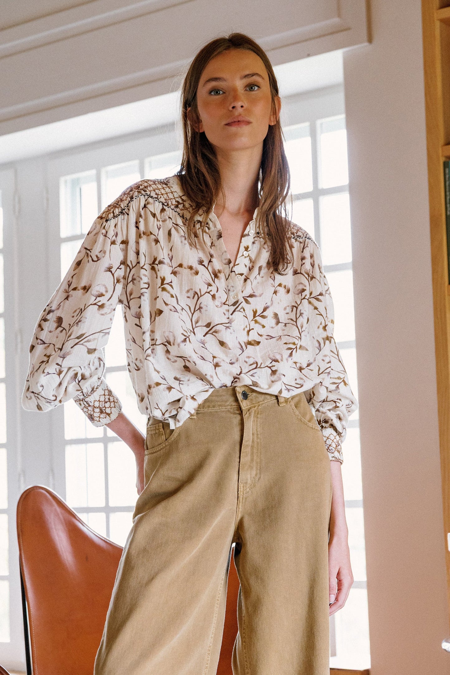 Indi&Cold Camisa detalles smock