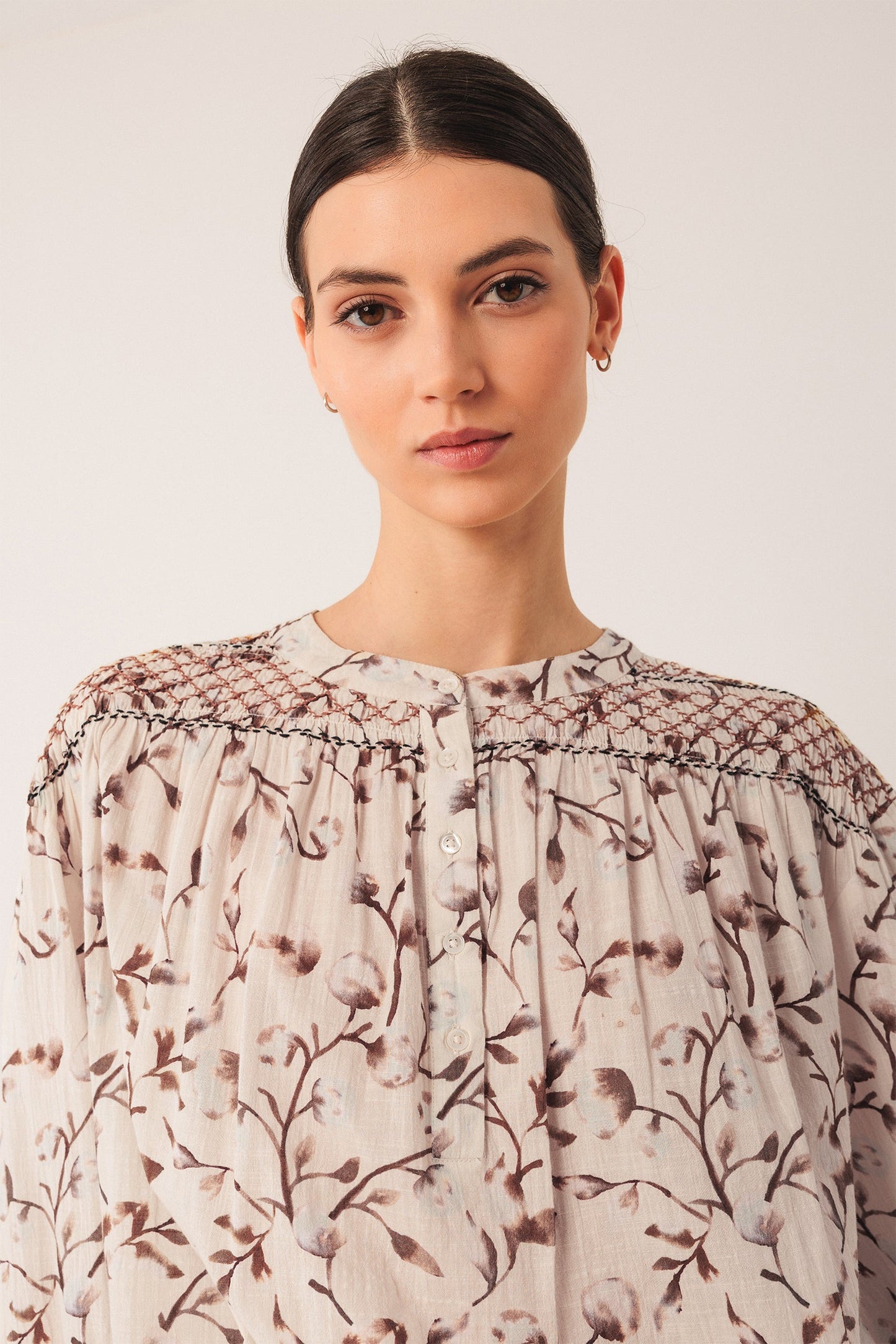 Indi&Cold Camisa detalles smock