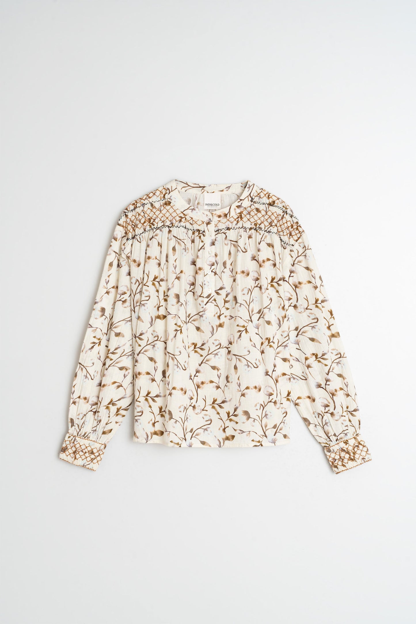 Indi&Cold Camisa detalles smock