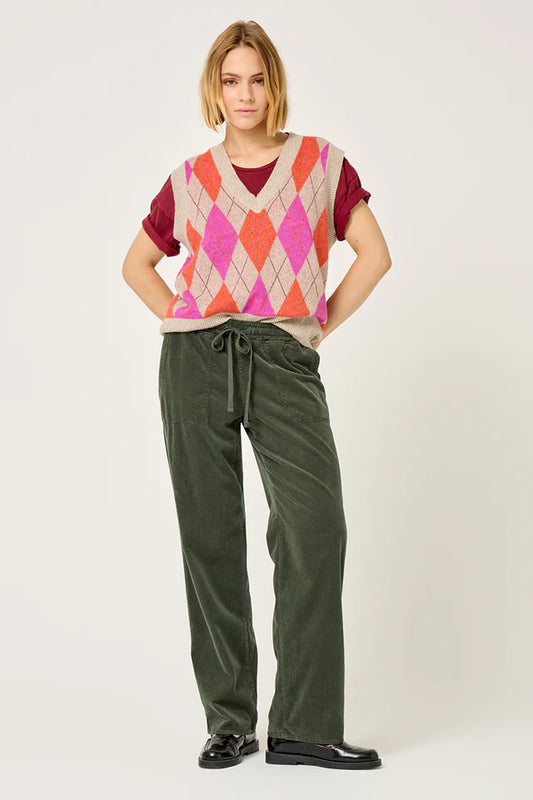 Five Chaleco Pull Sans Manche Jaquard