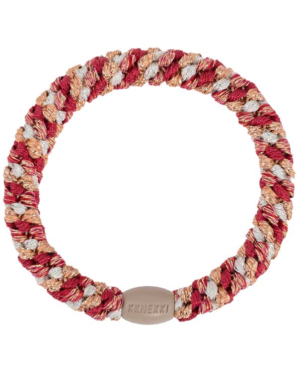 Kknekki Goma Mix raspberry ivory glitter