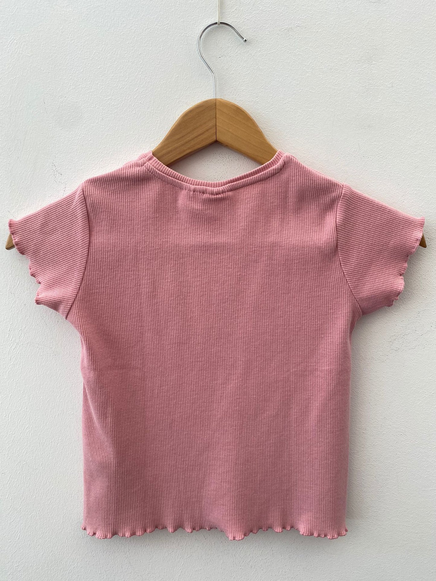 Zara Camiseta niña volantes
