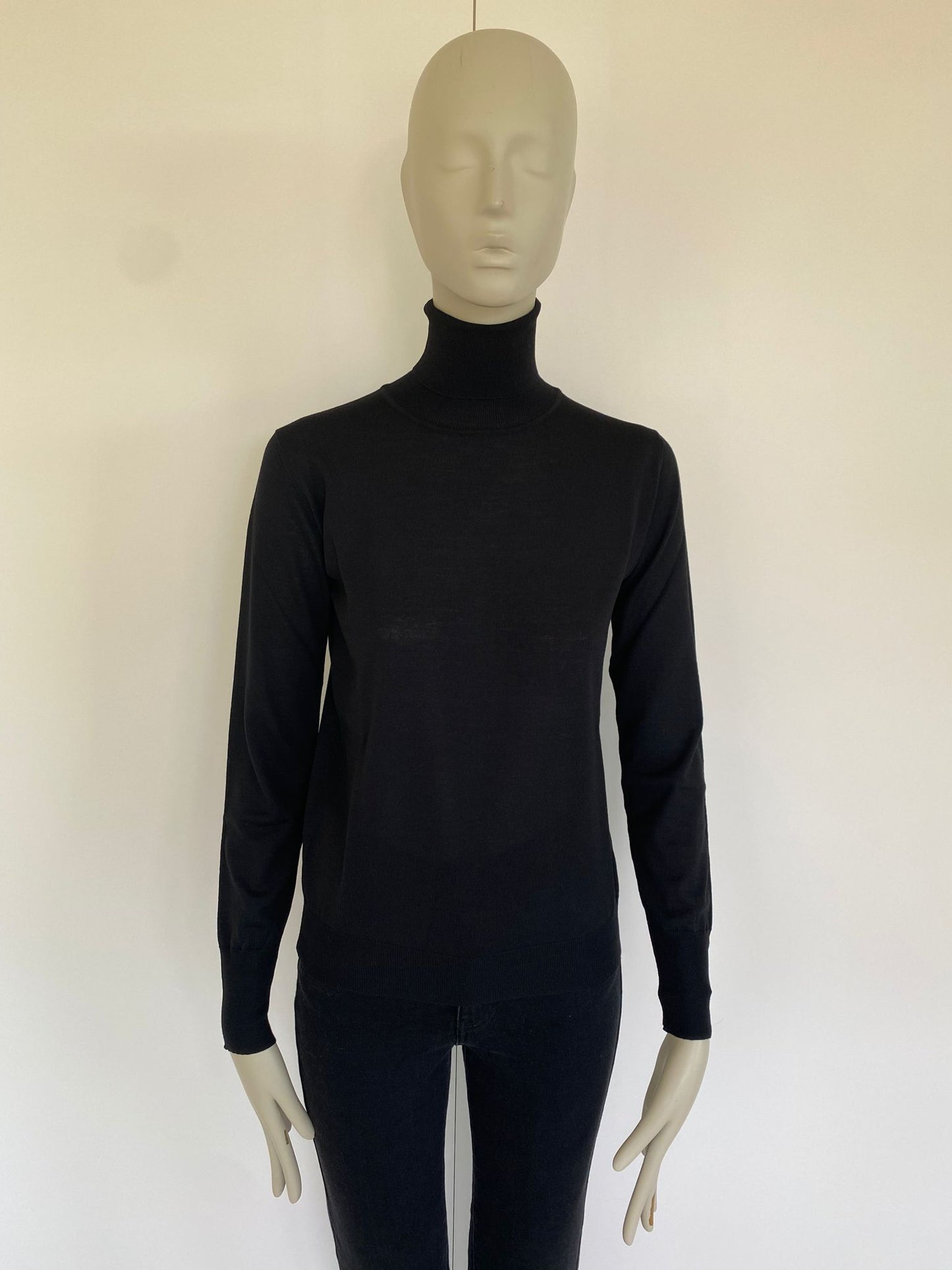 Roberto Collina Jersey cuello alto negro - The Class Room