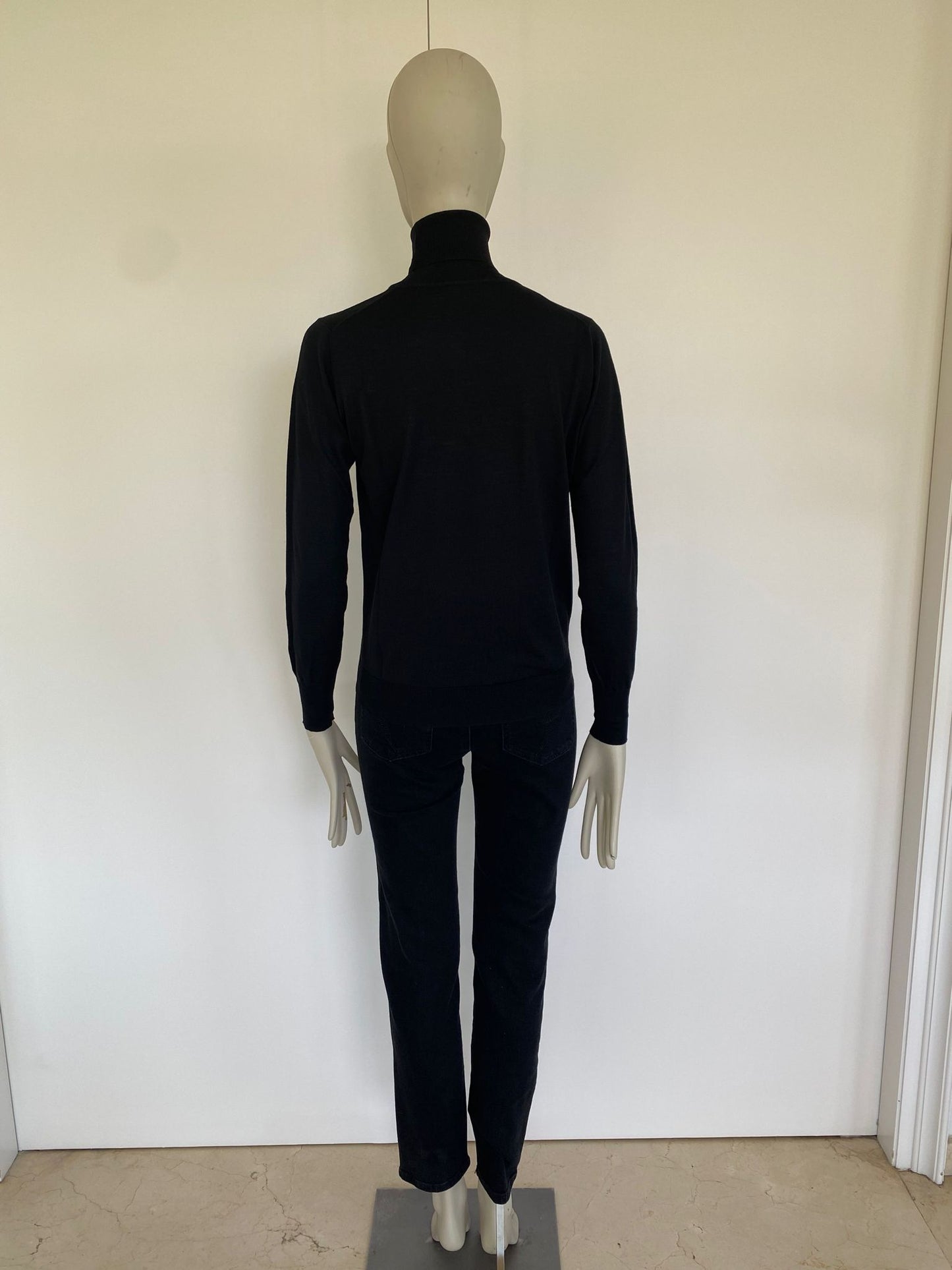 Roberto Collina Jersey cuello alto negro - The Class Room