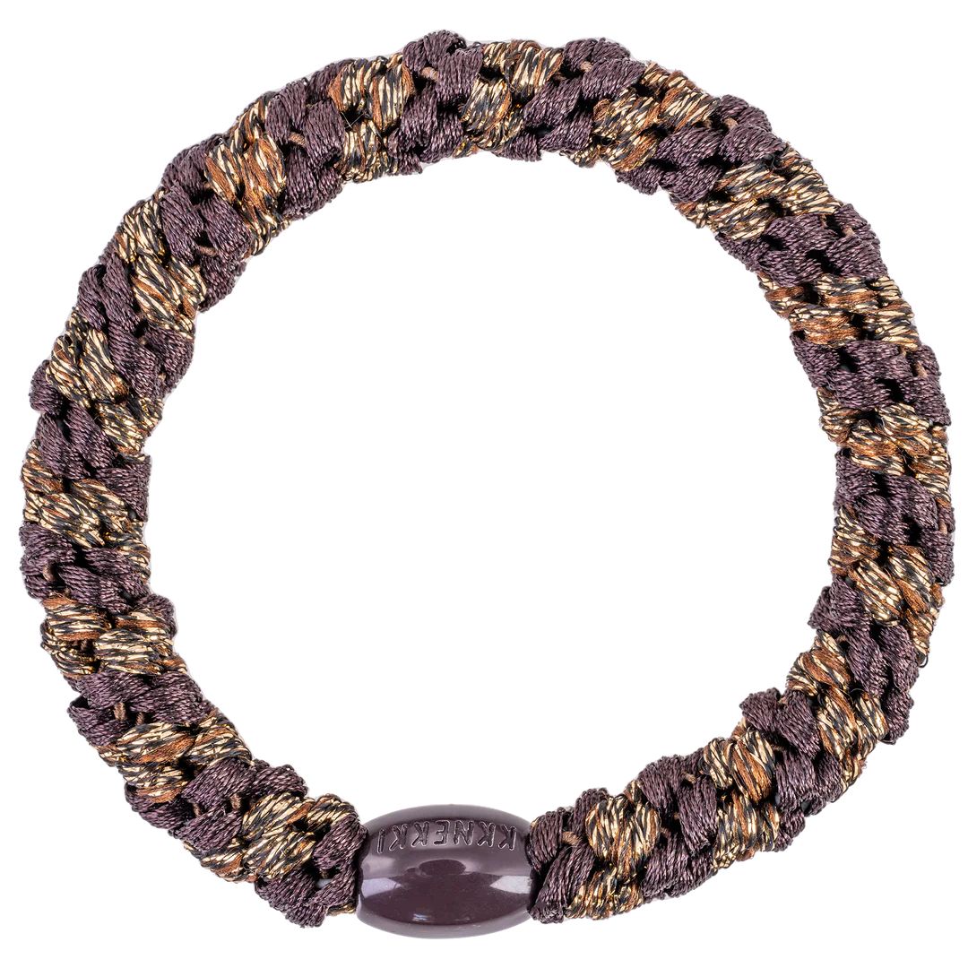 Kknekki Goma Brown-Coffee Glitter Stripe
