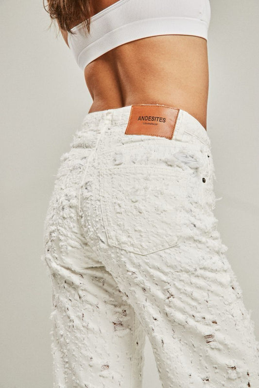 Andesites Jeans Le marais off white - The Class Room