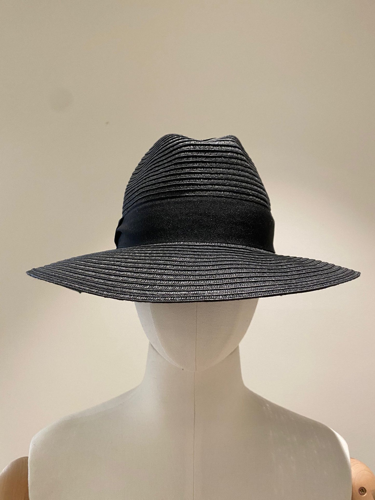 Sombrero Raffia negro - The Class Room