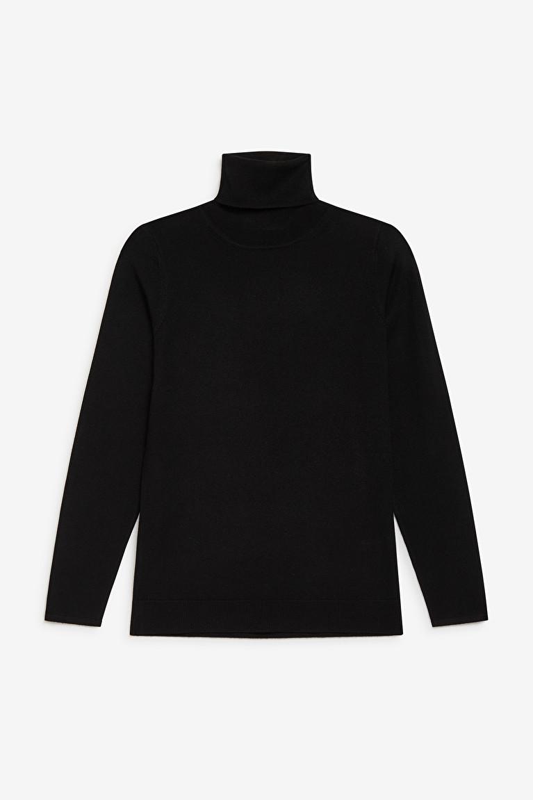 Maliparmi Jersey cuello alto negro