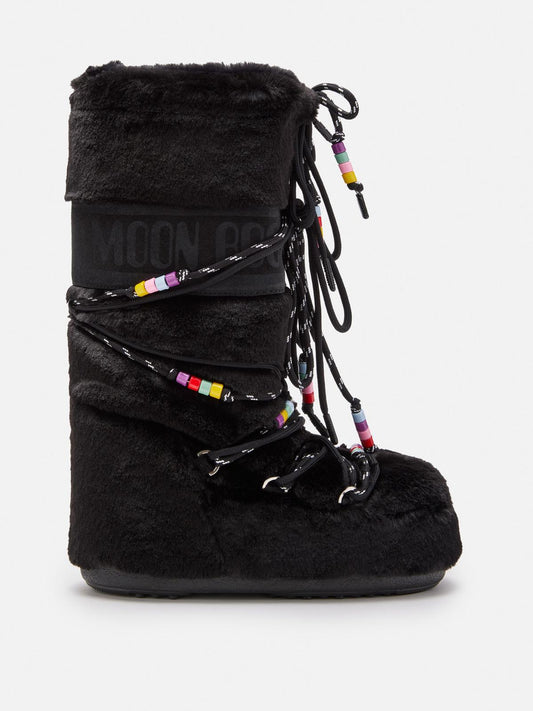 Moon Boot Botas Icon Faux fur beads