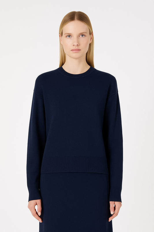 Max Mara Jersey Eco Blue