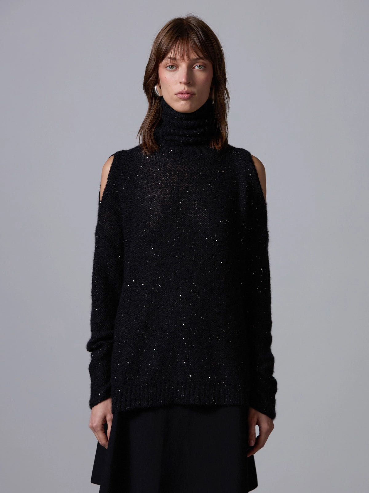 Roberto Collina Jersey Dolcevita Cut Out