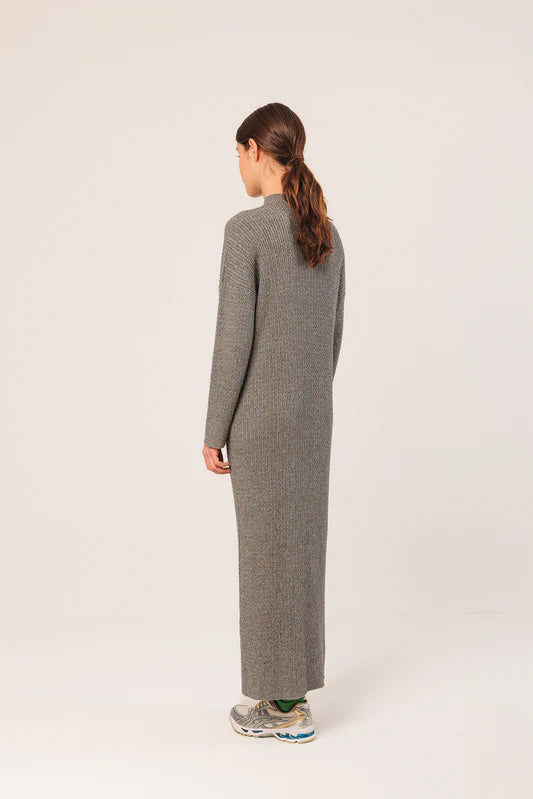 Indi&Cold Vestido Largo gris