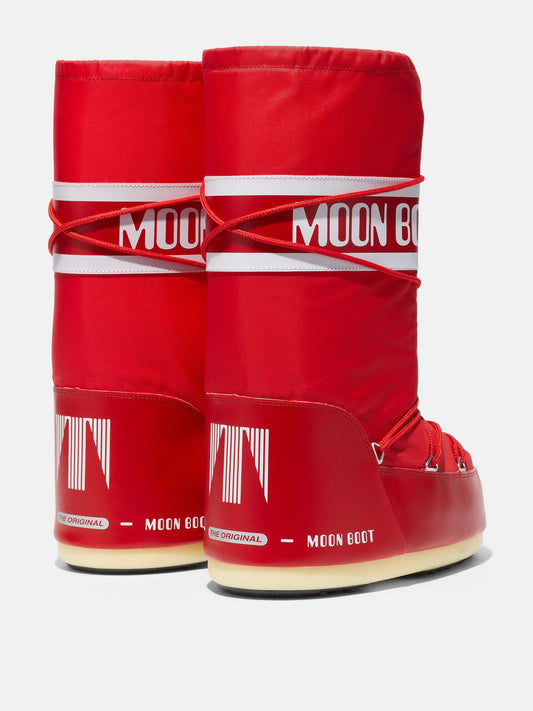 Moon boot Botas Icon red de Nailon - The Class Room