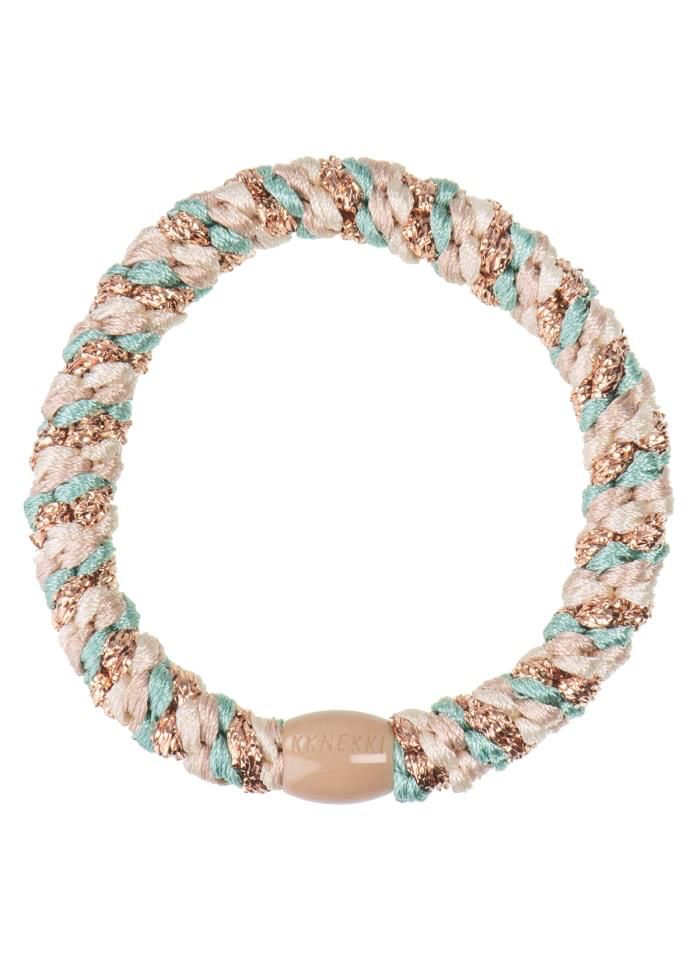 Kknekki goma de pelo mix turkish beige glitter