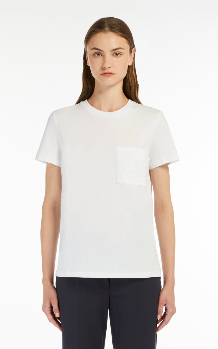 Max Mara Camiseta de punto algodón