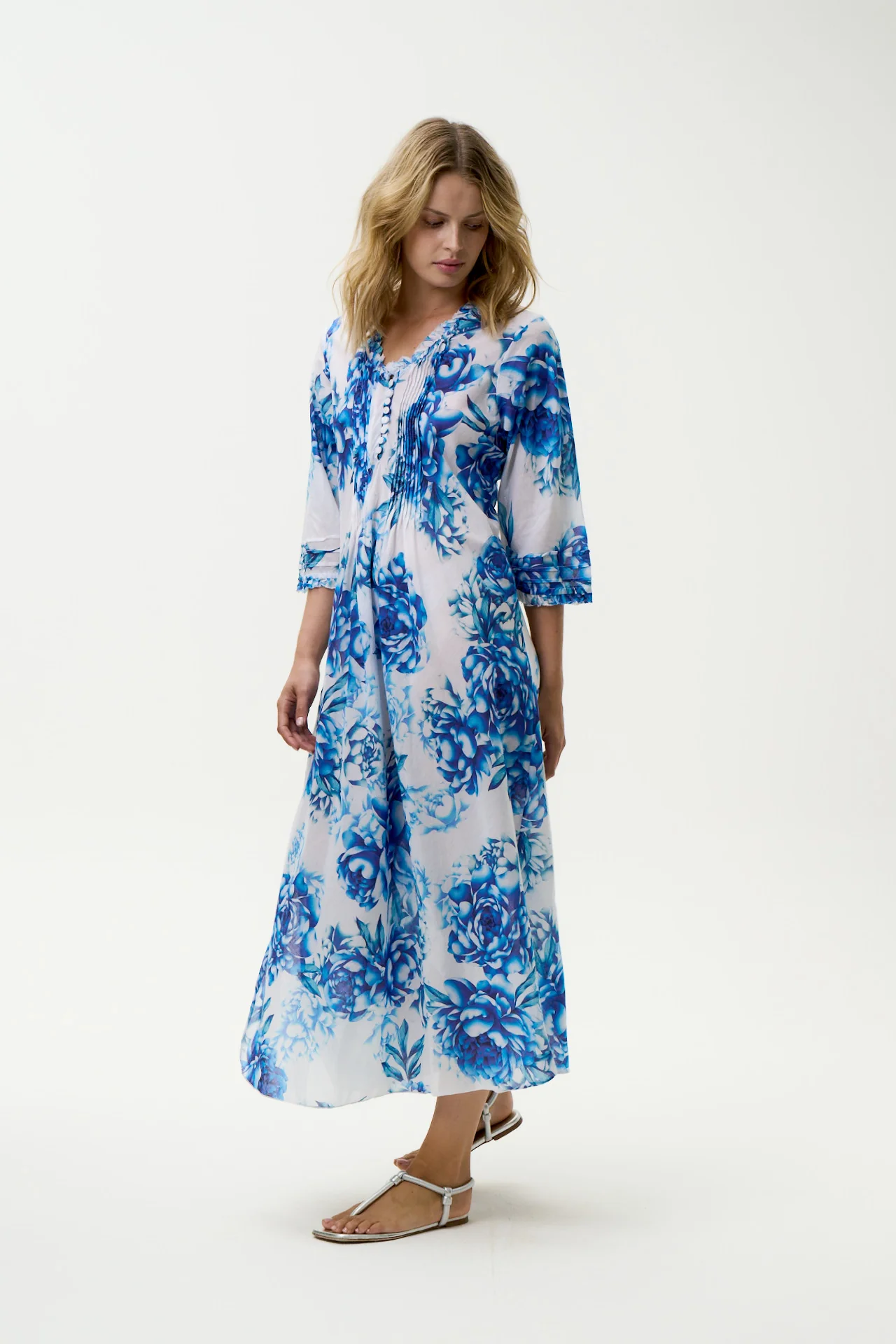 One Season Vestido Long poppy Kefalonia