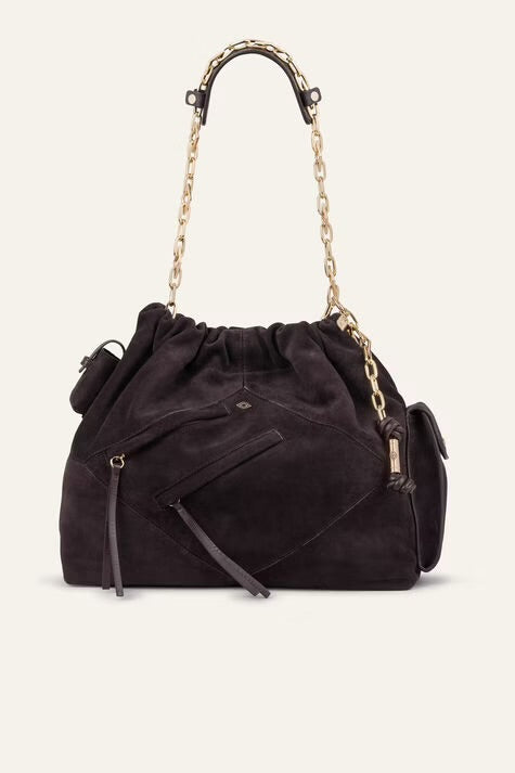 Ba&sh Bolso M Suede june tote