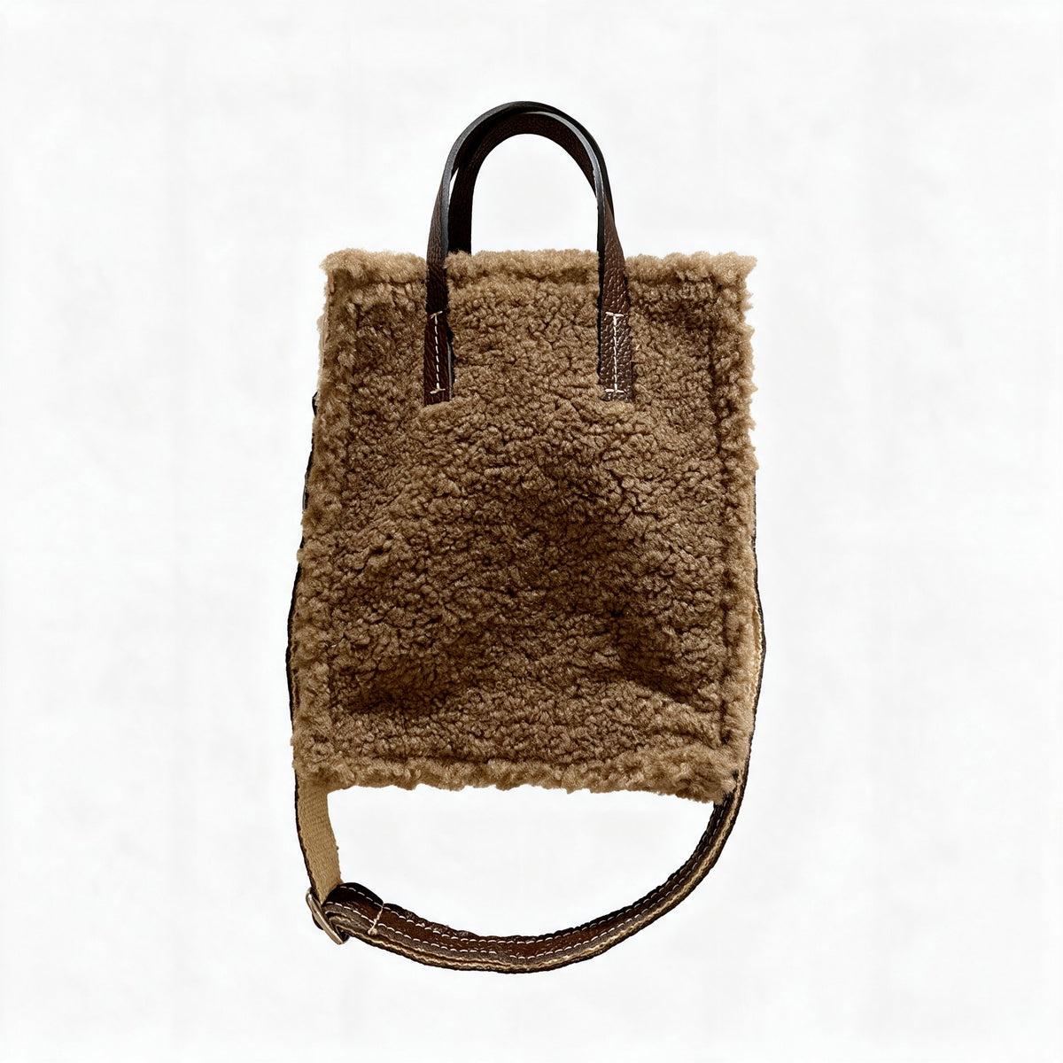 Kassiopea Bolso Mini Umilta Montone Corteccia