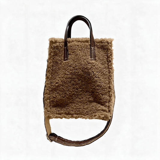 Kassiopea Bolso Mini Umilta Montone Corteccia