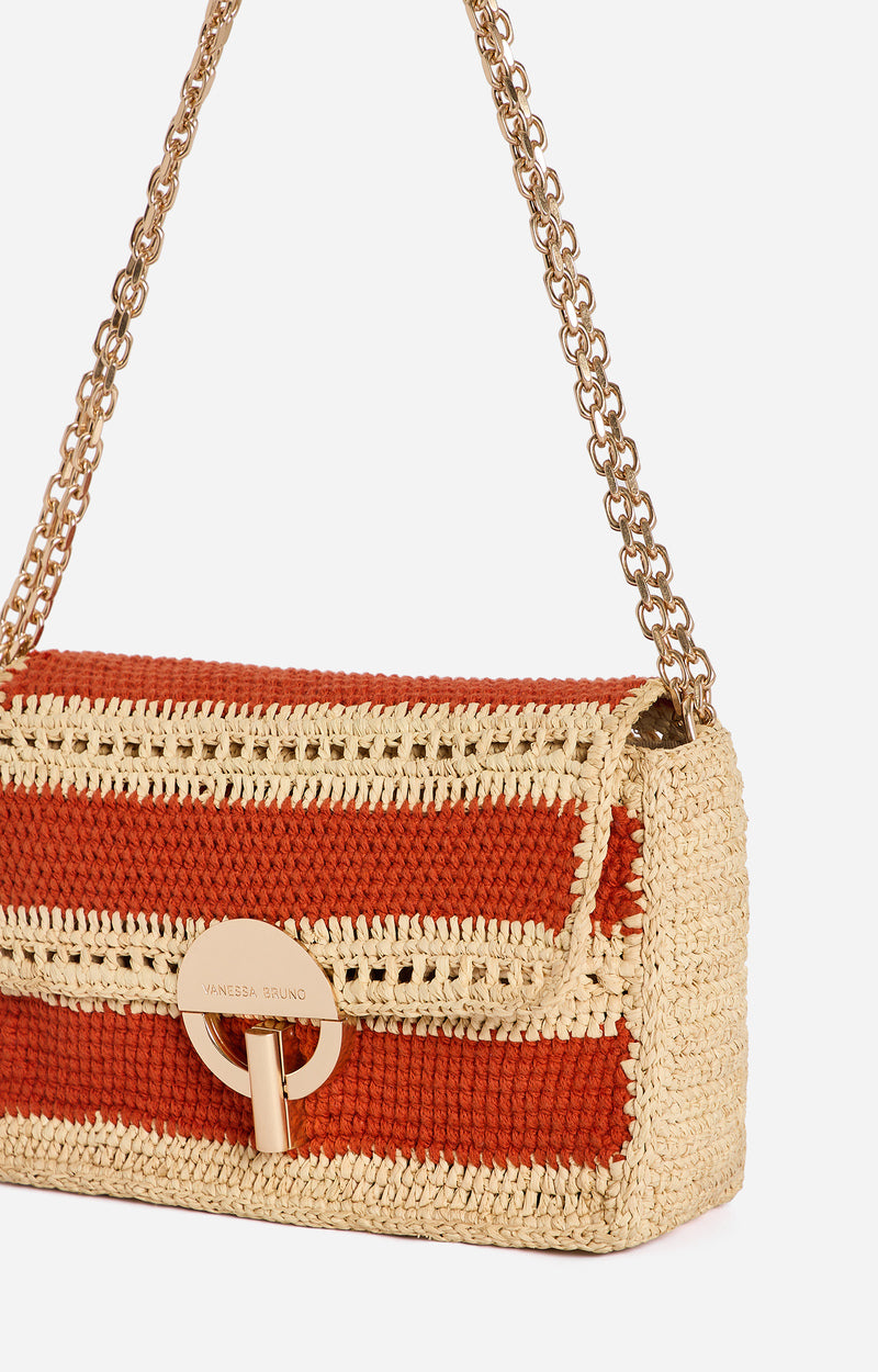 Vanessa Bruno Bolso Moon Moyen brique