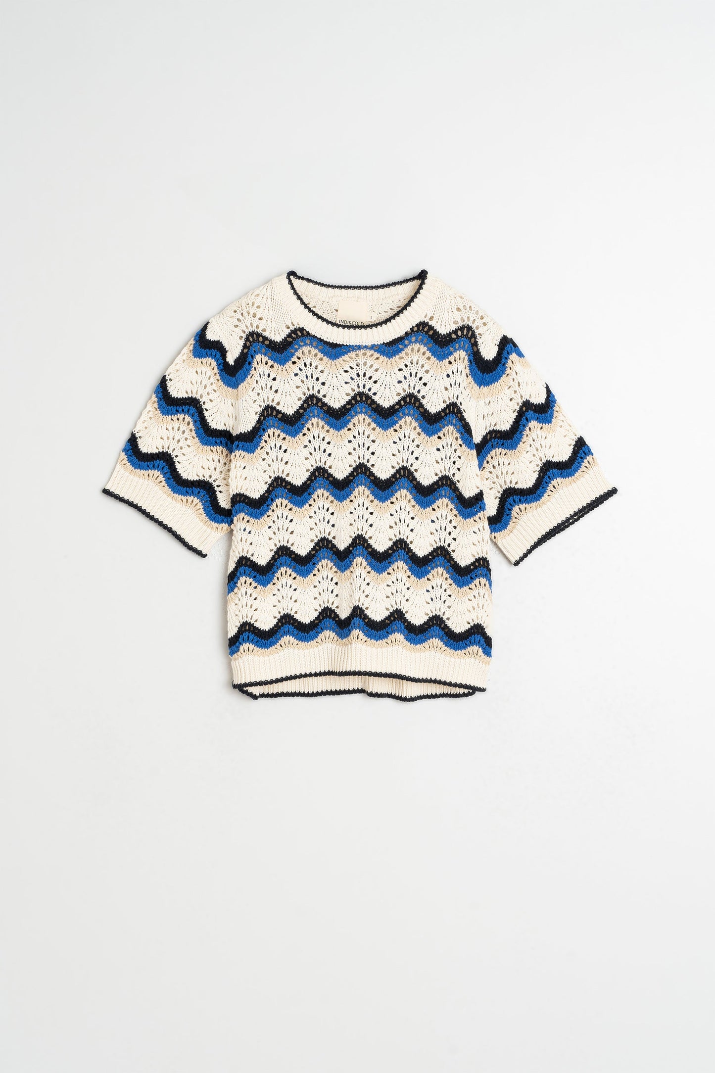 Indi&Cold Jersey crochet zig zag - The Class Room