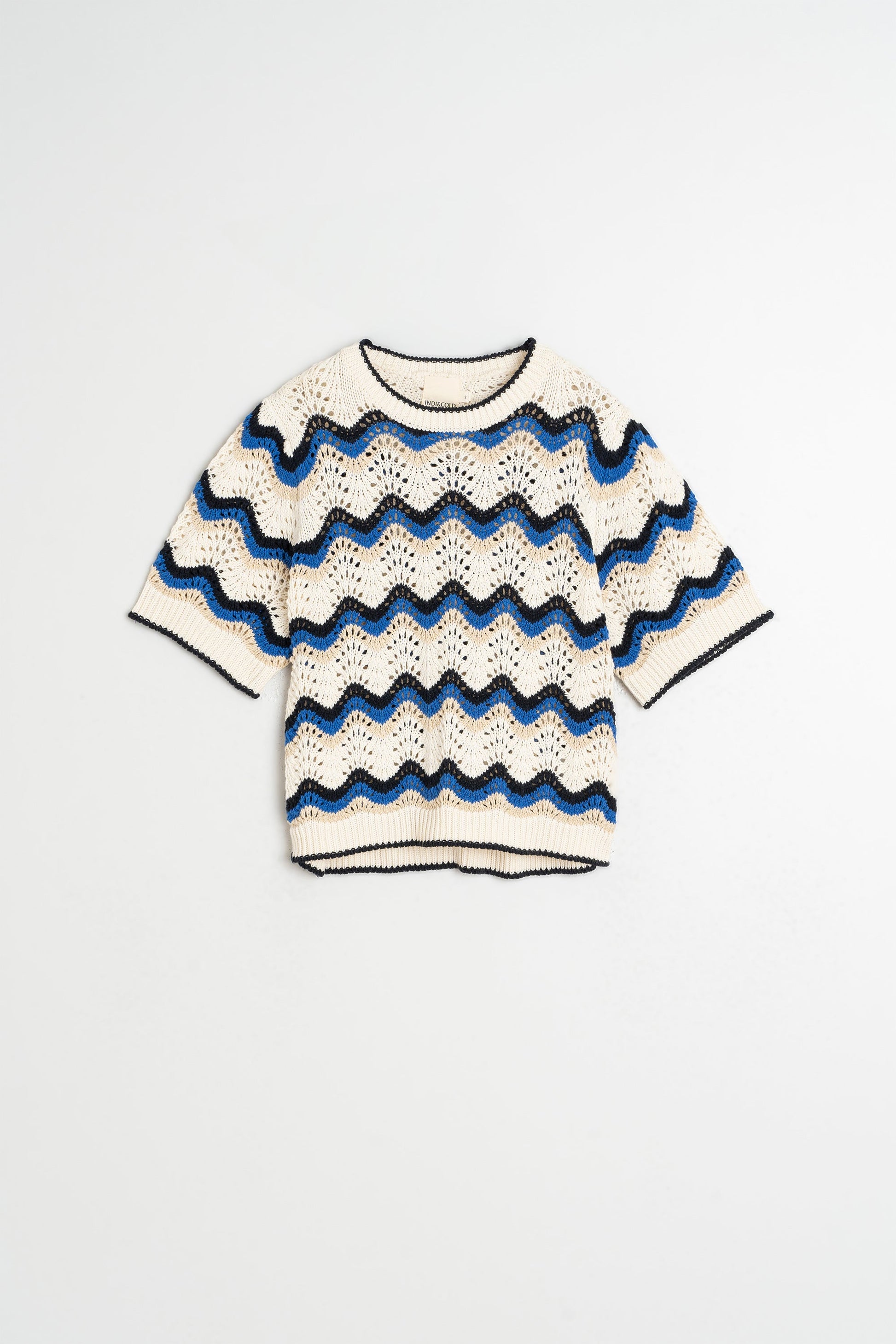 Indi&Cold Jersey crochet zig zag - The Class Room