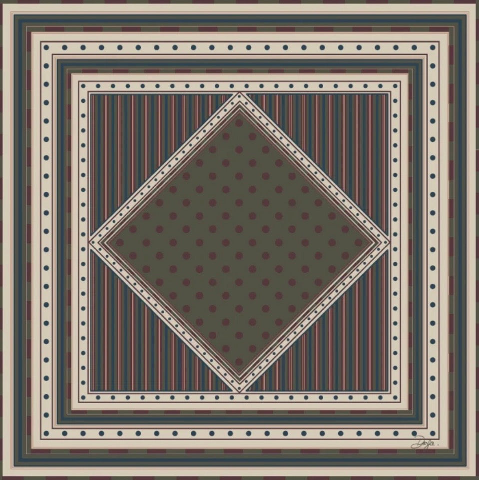 Diega Foulard Fareo prune