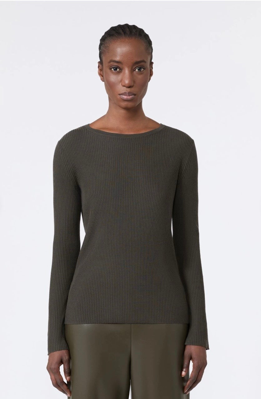 ‘S Max Mara Jersey SMMDISEGNO kaki