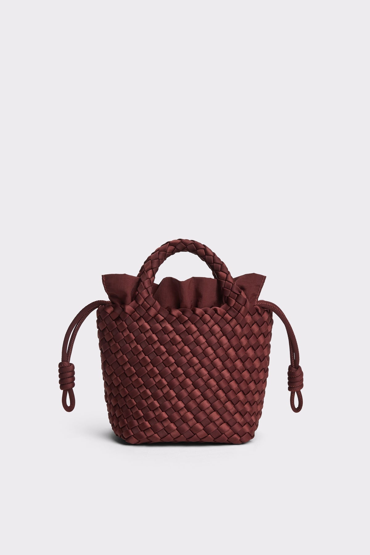 Marrea Bolso Mini inkberry satin stripe