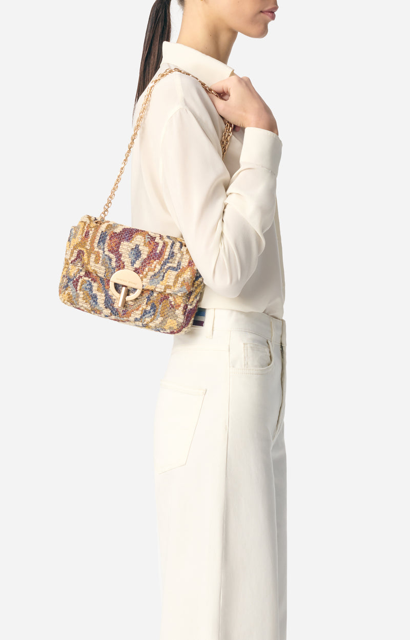 Vanessa Bruno Bolso Moon Moyen multicolor