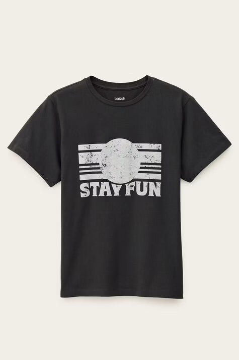 Ba&Sh Camiseta Reese antracita