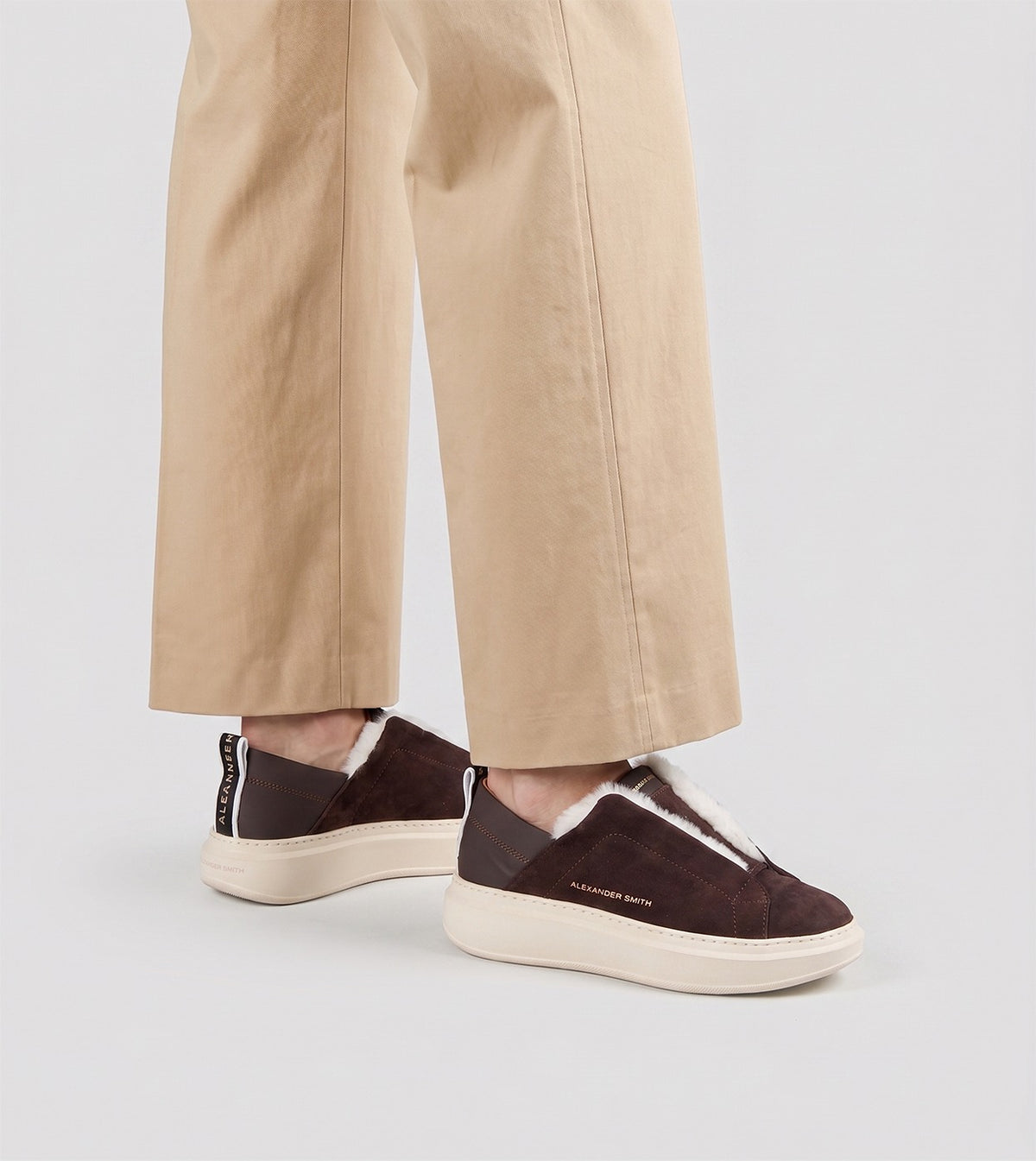 Alexander Smith Sneakers Wembley dark brown - The Class Room