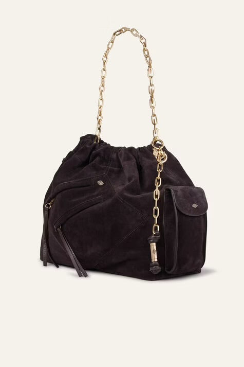 Ba&sh Bolso M Suede june tote