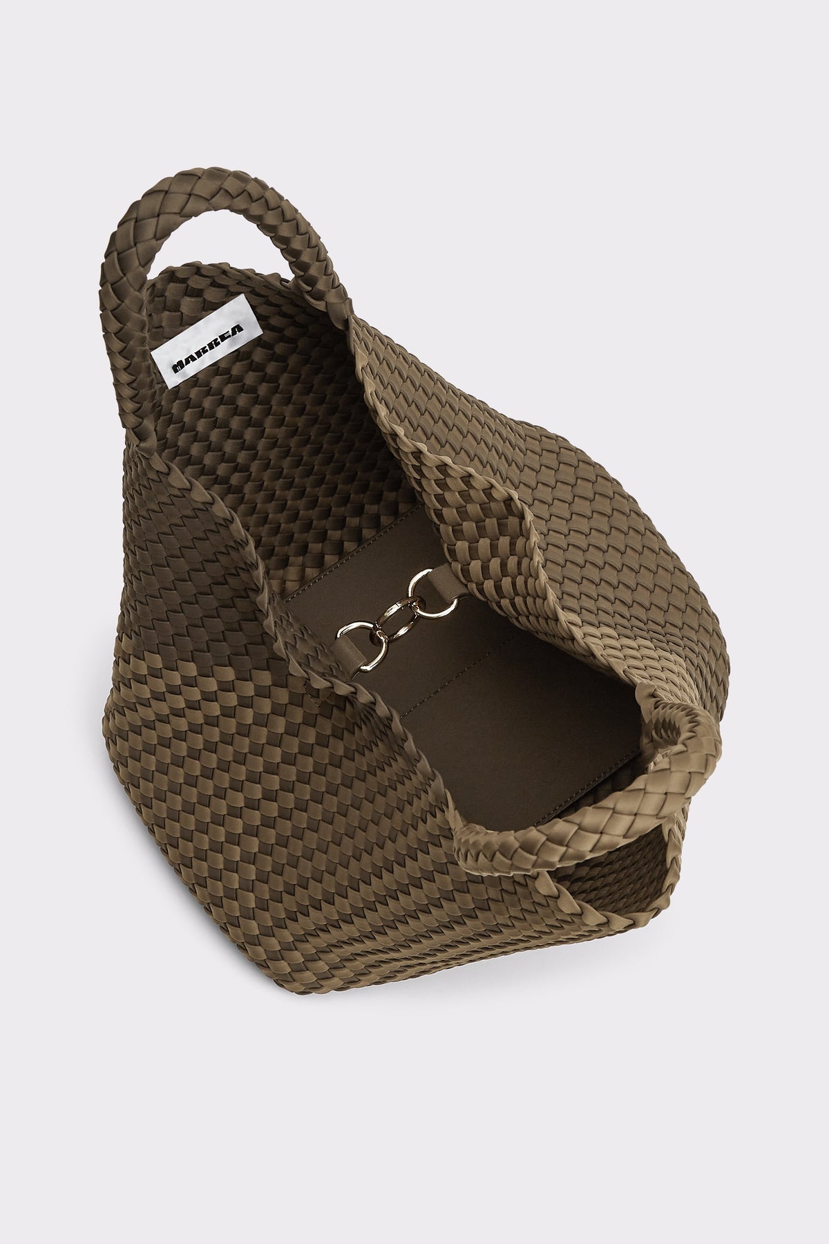 Marrea Bolso Medium espresso coco coastal check