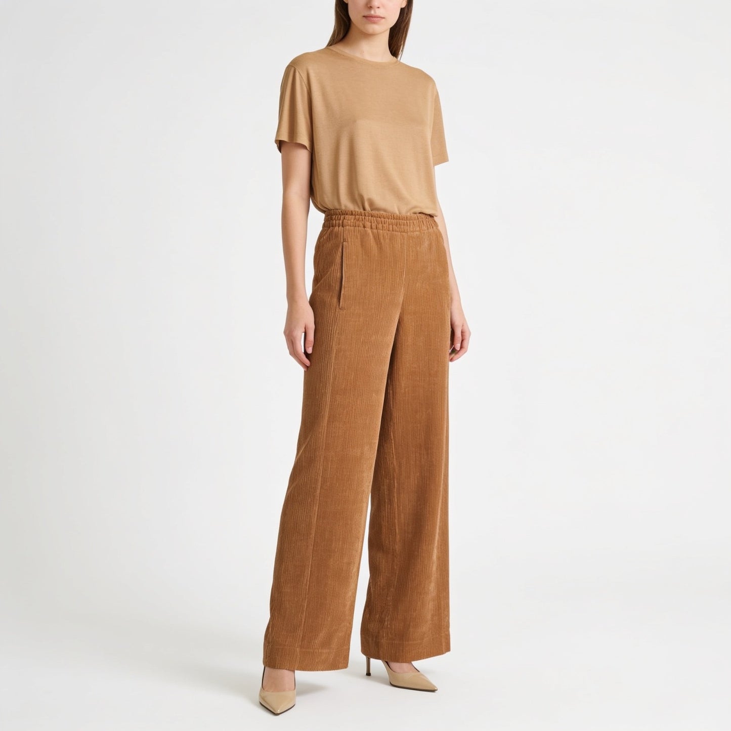 Via Masini Pantalón Cognac