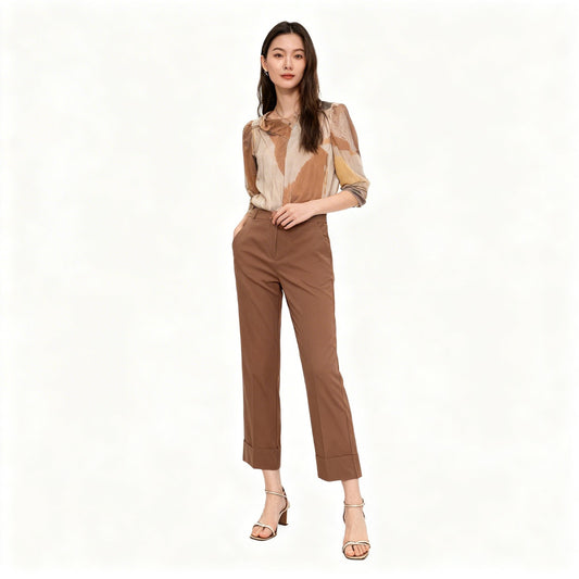 A.D.E.L.E. 1961 Pantalón León nocciola