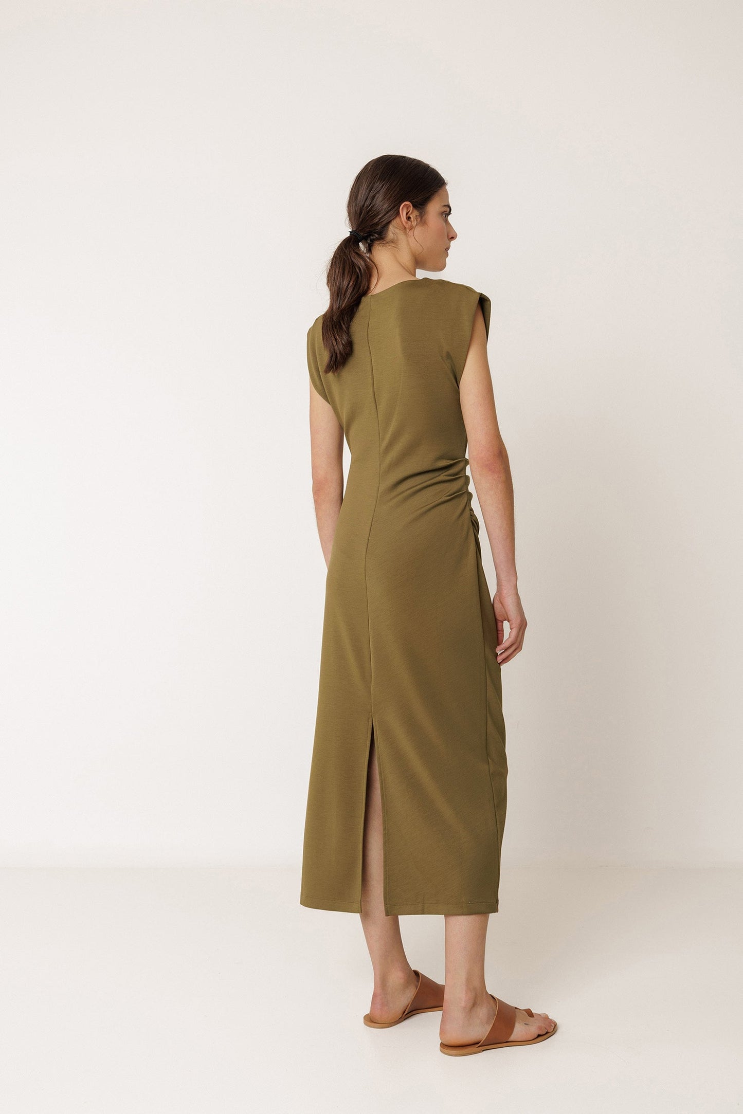 Indi&Cold Vestido ajustado pliegues - The Class Room