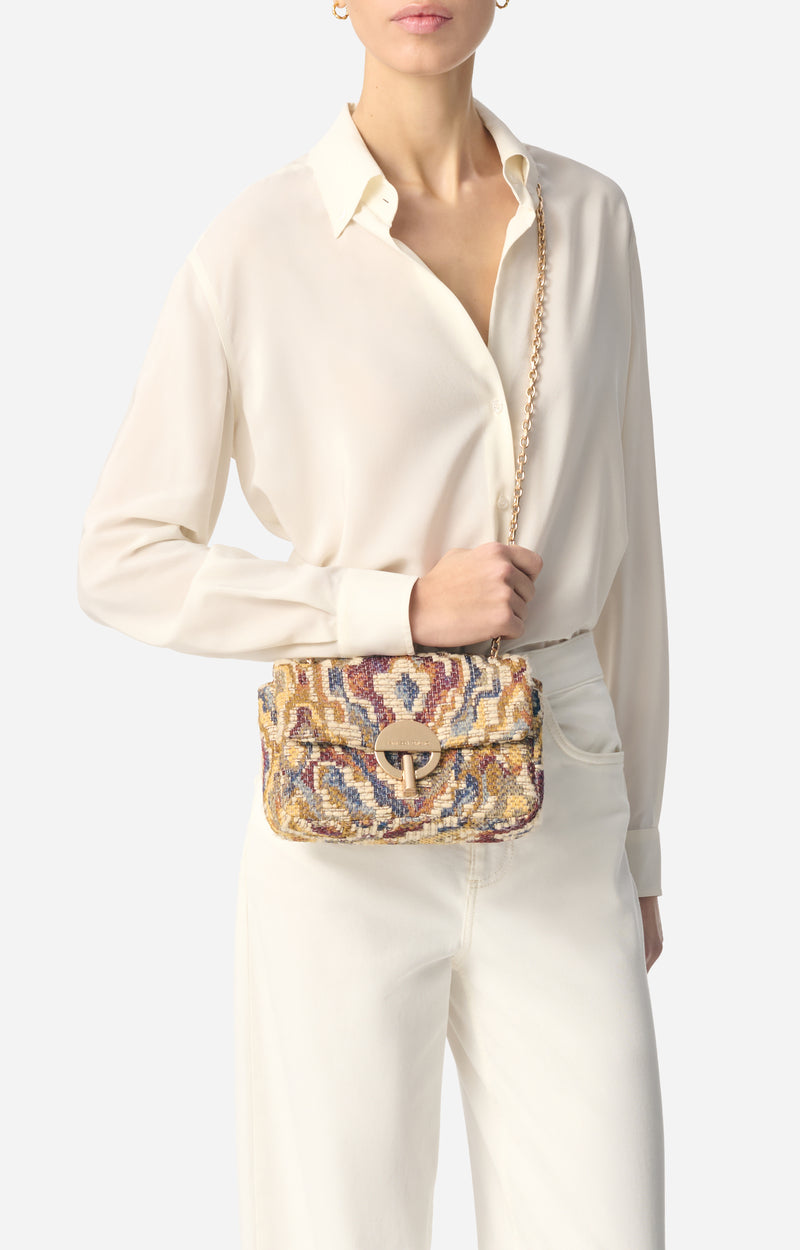 Vanessa Bruno Bolso Moon Moyen multicolor