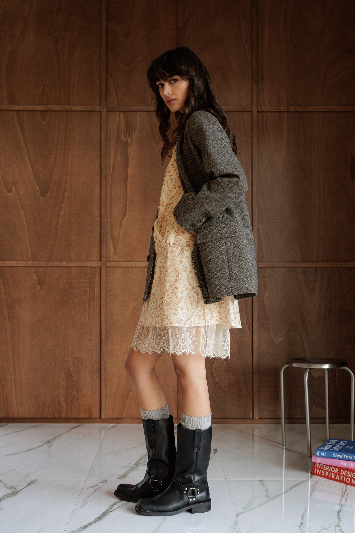 Indi&Cold Blazer Desflecado