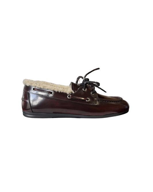 Posa Mocasín Boat Loafer fur