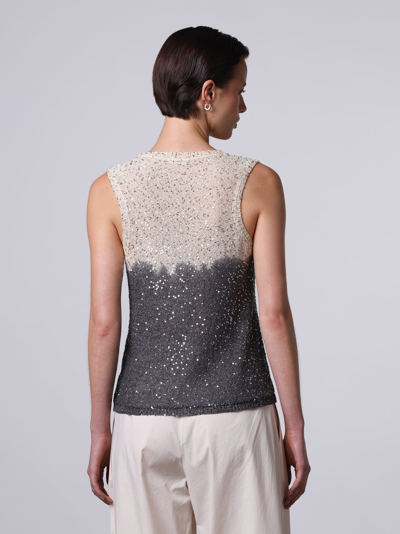 Roberto Collina Top paillettes - The Class Room