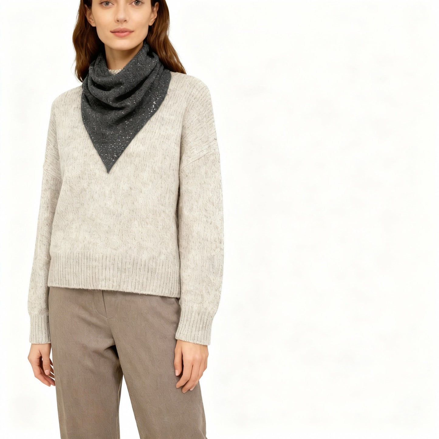 Roberto Collina Foulard paillettes