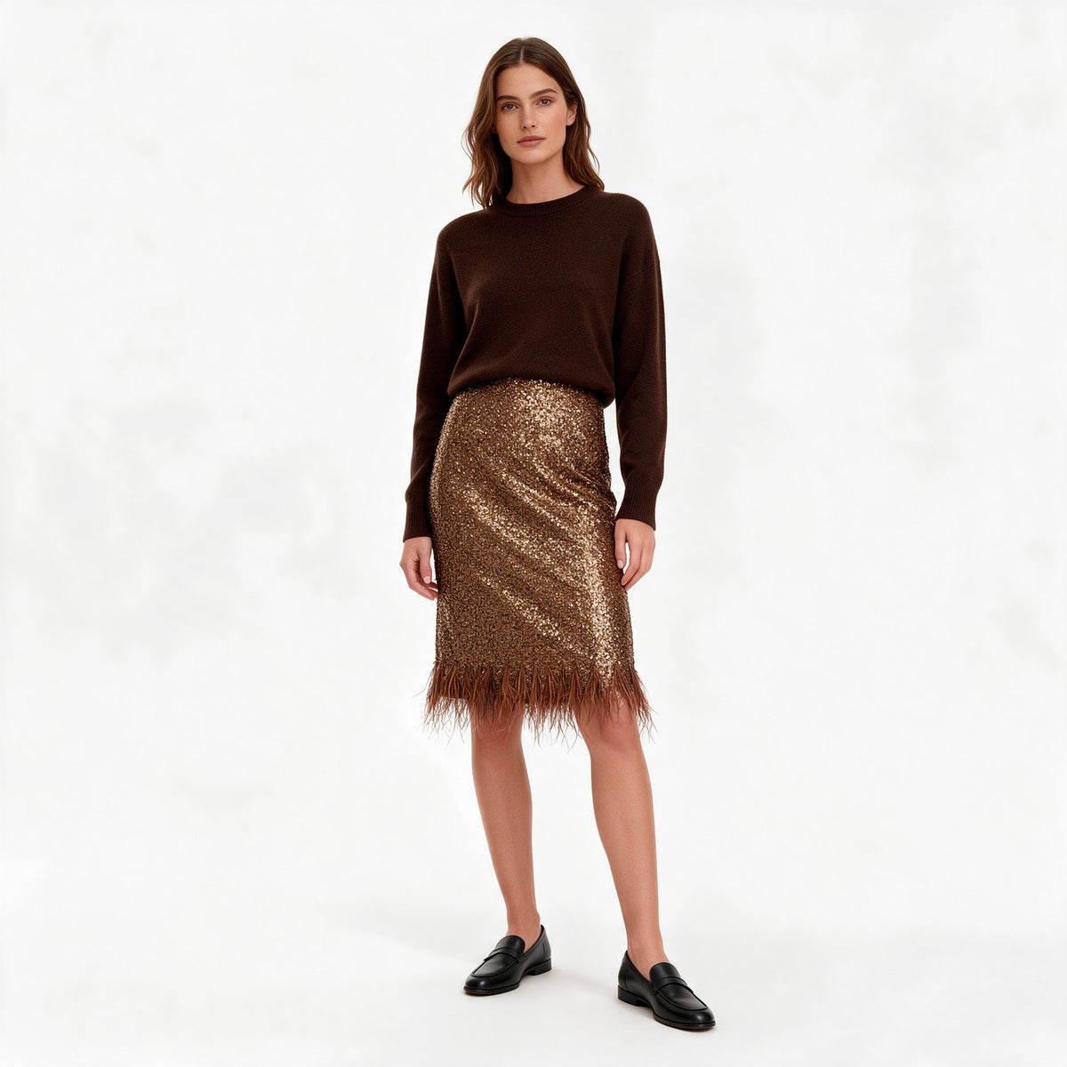 Seventy Venezia Falda plumas