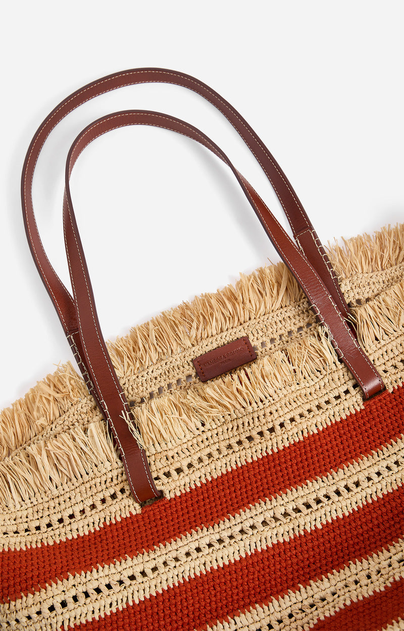 Vanessa Bruno Bolso Panier raffia - The Class Room