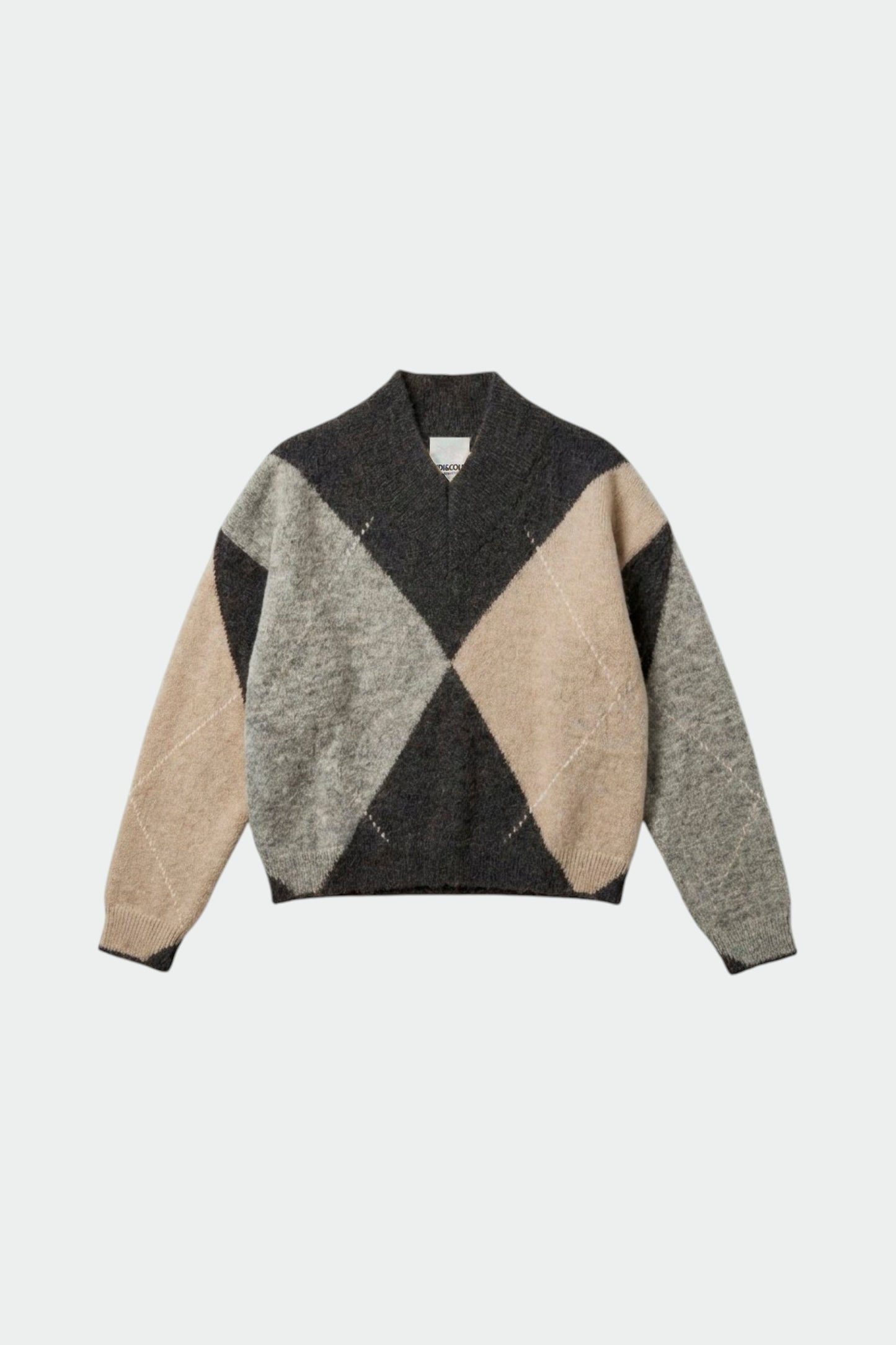Indi&Cold Jersey Intarsia maxirombo