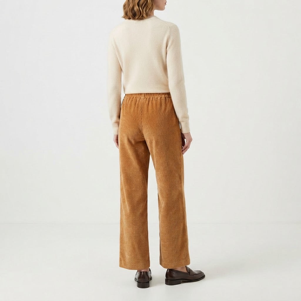 Via Masini Pantalón Cognac
