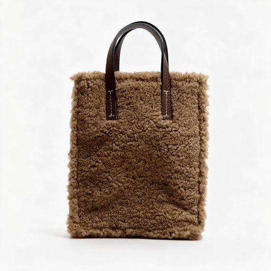 Kassiopea Bolso Mini Umilta Montone Corteccia