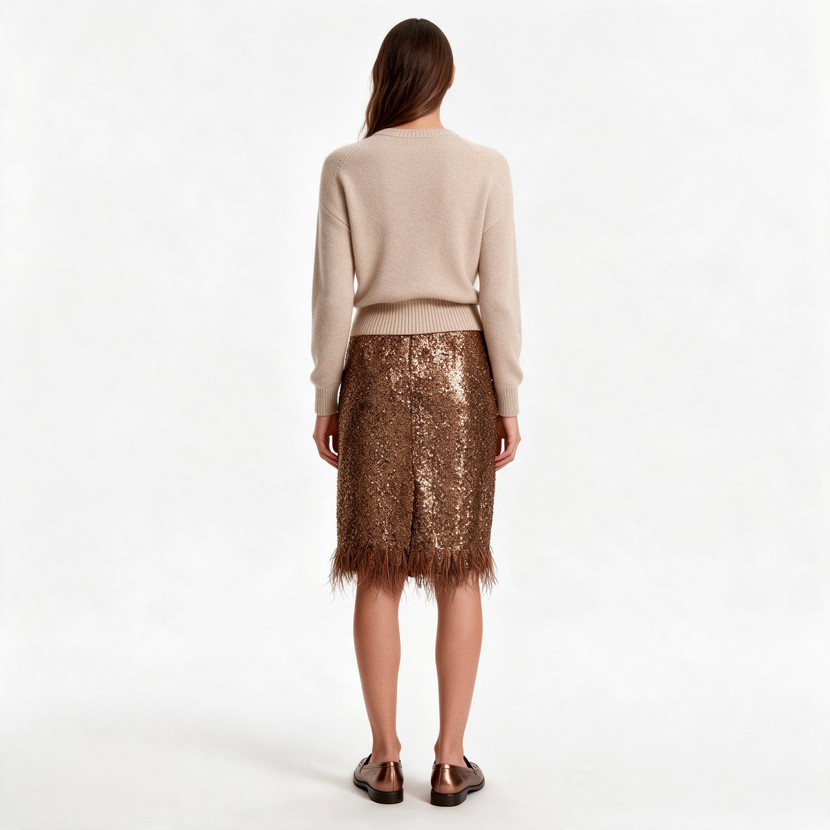 Seventy Venezia Falda plumas