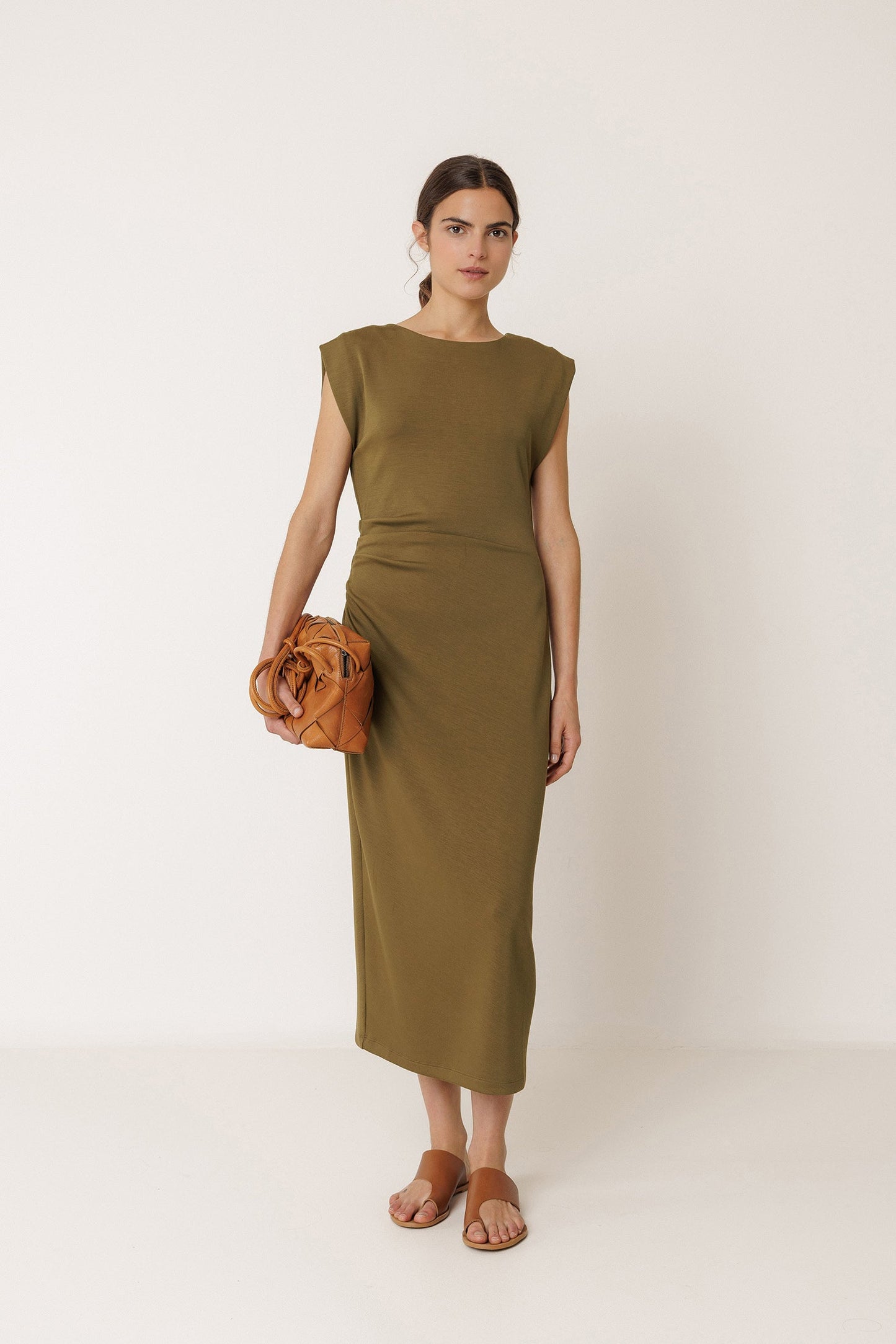 Indi&Cold Vestido ajustado pliegues - The Class Room