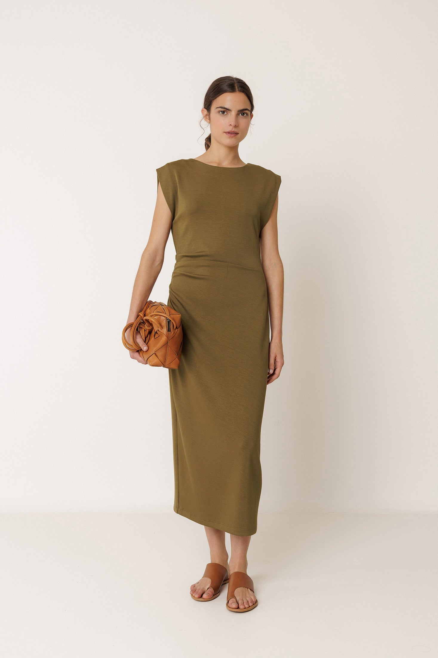 Indi&Cold Vestido ajustado pliegues - The Class Room